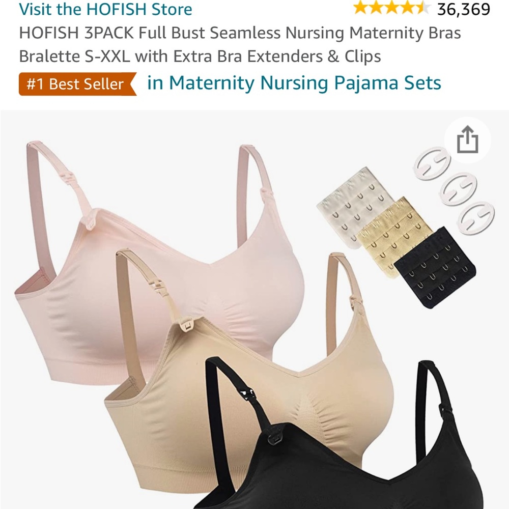 Breastfeeding Bras size xxl